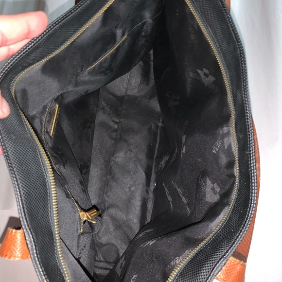 vintage BOTTEGA VENETA oversized zip top TOTE BAG - Picture 14 of 14